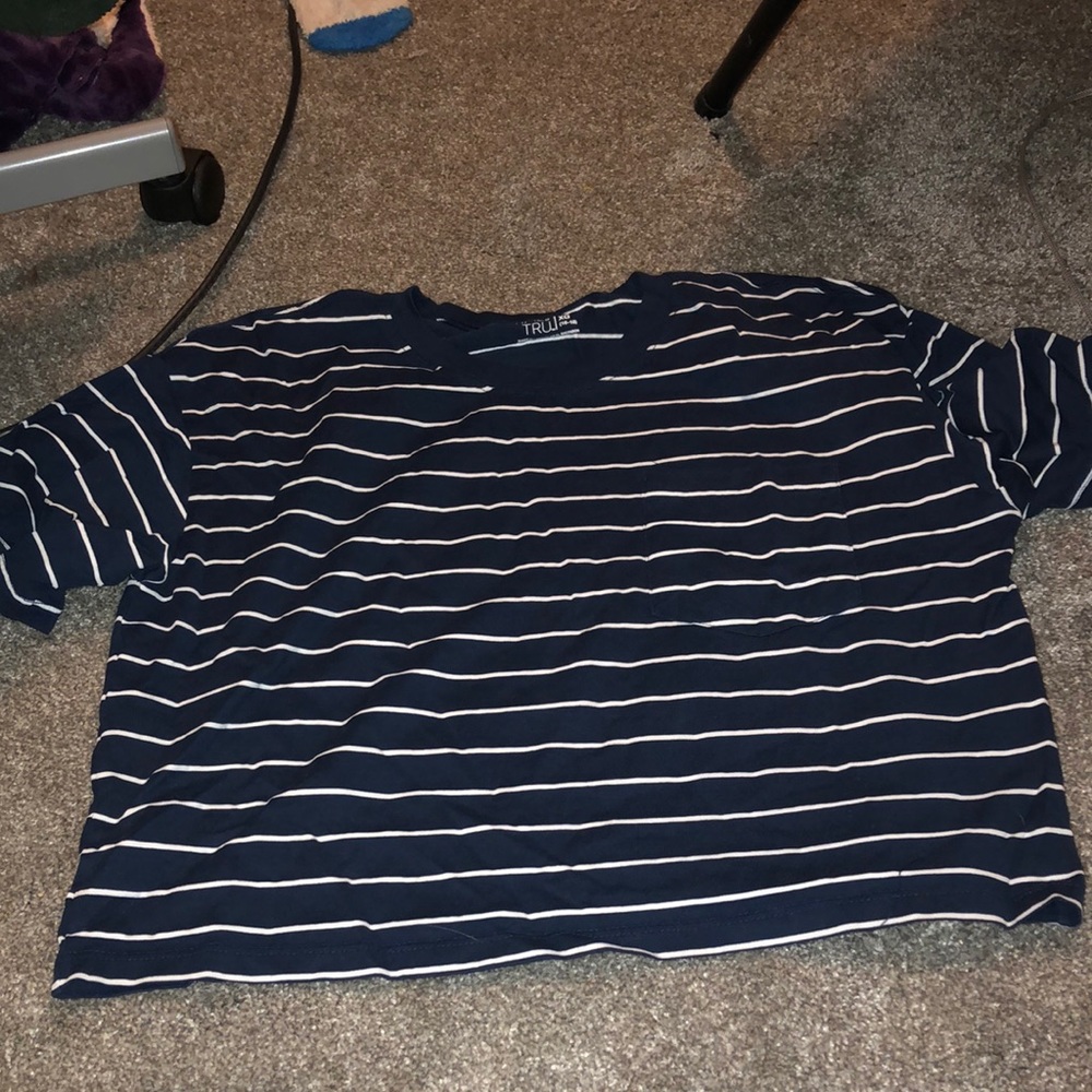 Striped crop top